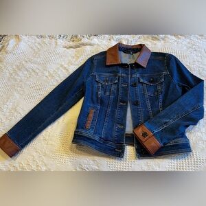 White House black market denim jacket